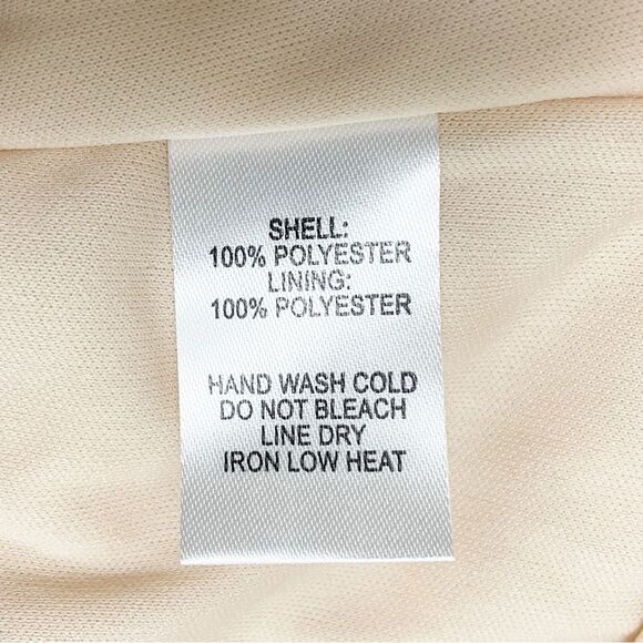 Lulus Lust or Love Cream Embroidered Lace Long Sleeve Dress Women’s Size Small - Picture 14 of 16